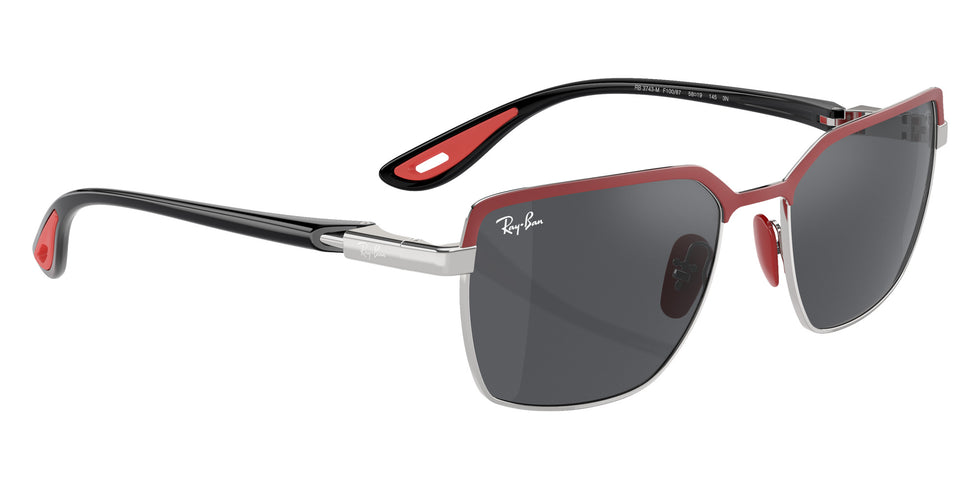 Ray-Ban® RB3743M RB3743M F10087 58 Sunglasses - Black