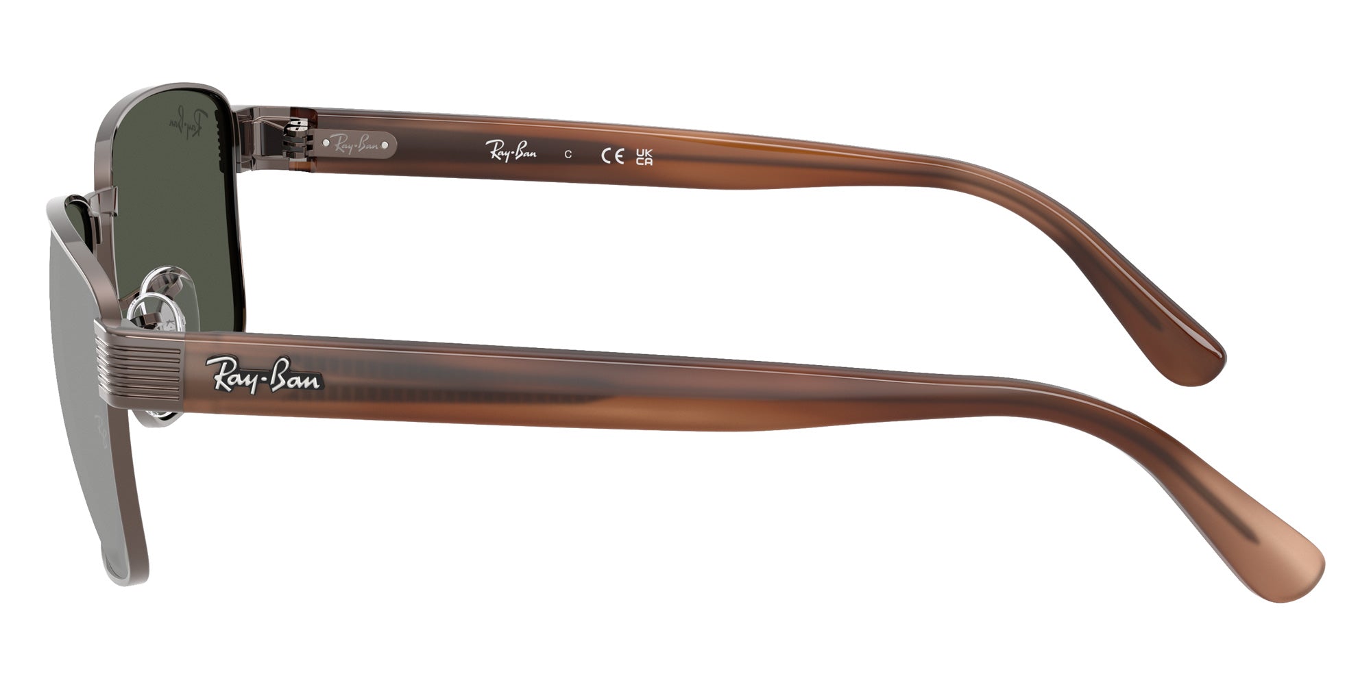 Ray-Ban® RB3750 RB3750 925940 59 Sunglasses - Havana Brown