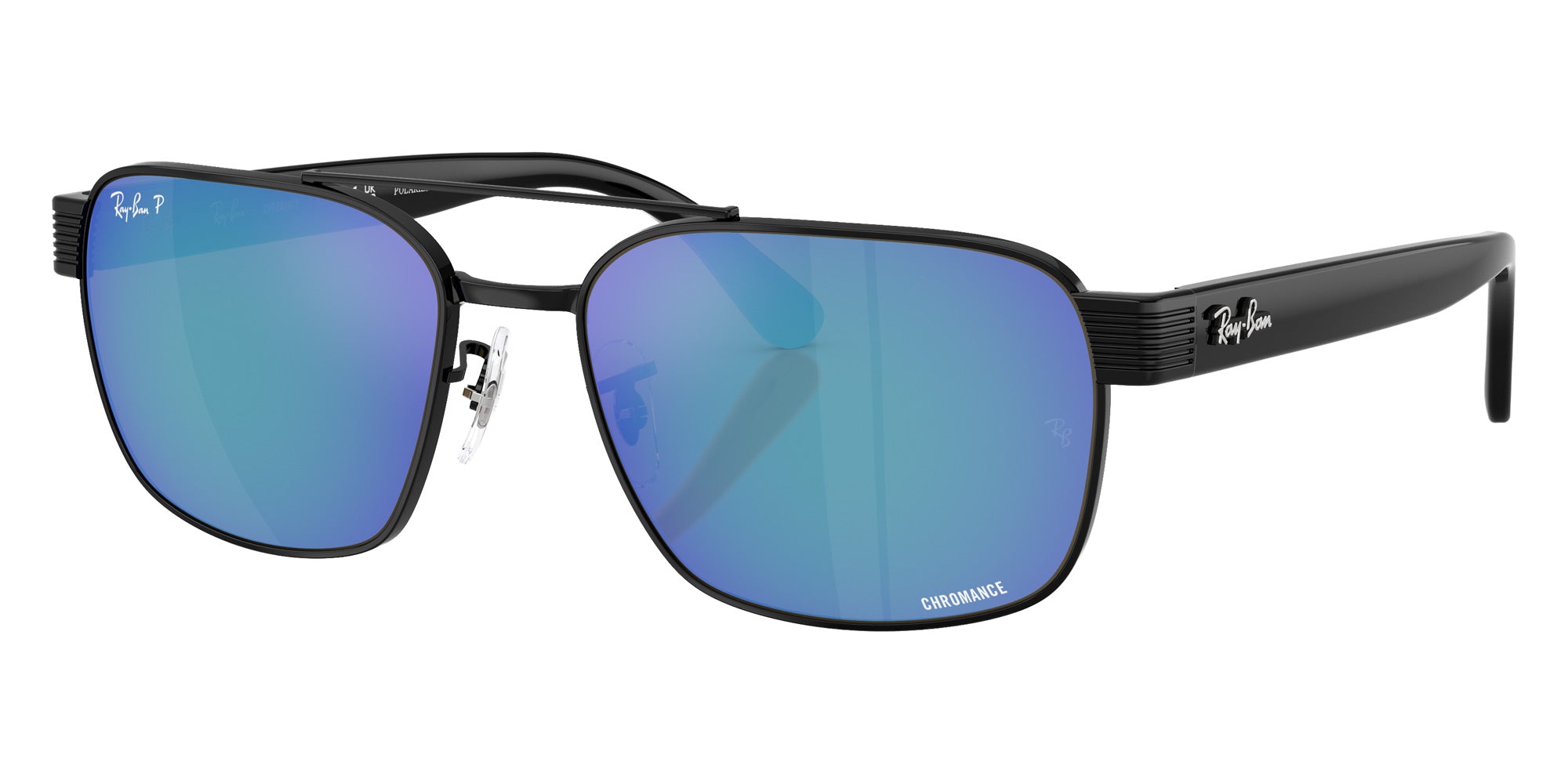 Ray-Ban® RB3751CH RB3751CH 002/4L 61 Sunglasses - Black