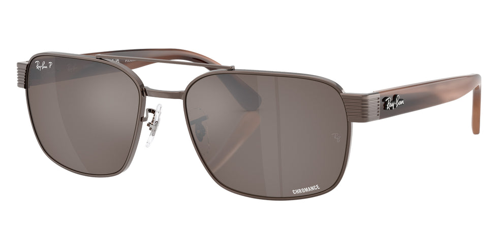 Ray-Ban® RB3751CH RB3751CH 9259AN 61 Sunglasses - Havana Brown