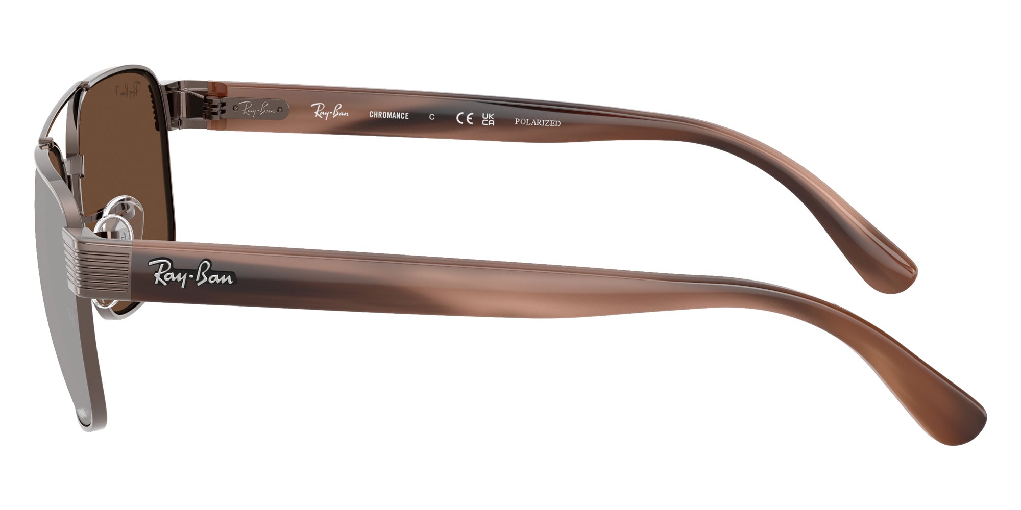 Ray-Ban® RB3751CH RB3751CH 9259AN 61 Sunglasses - Havana Brown