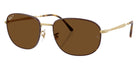 Ray-Ban® RB3754 RB3754 927557 60 Sunglasses - Matte Arista Gold
