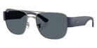 Ray-Ban® RB3756 RB3756 004/R5 59 Sunglasses - Sand Dark Blue