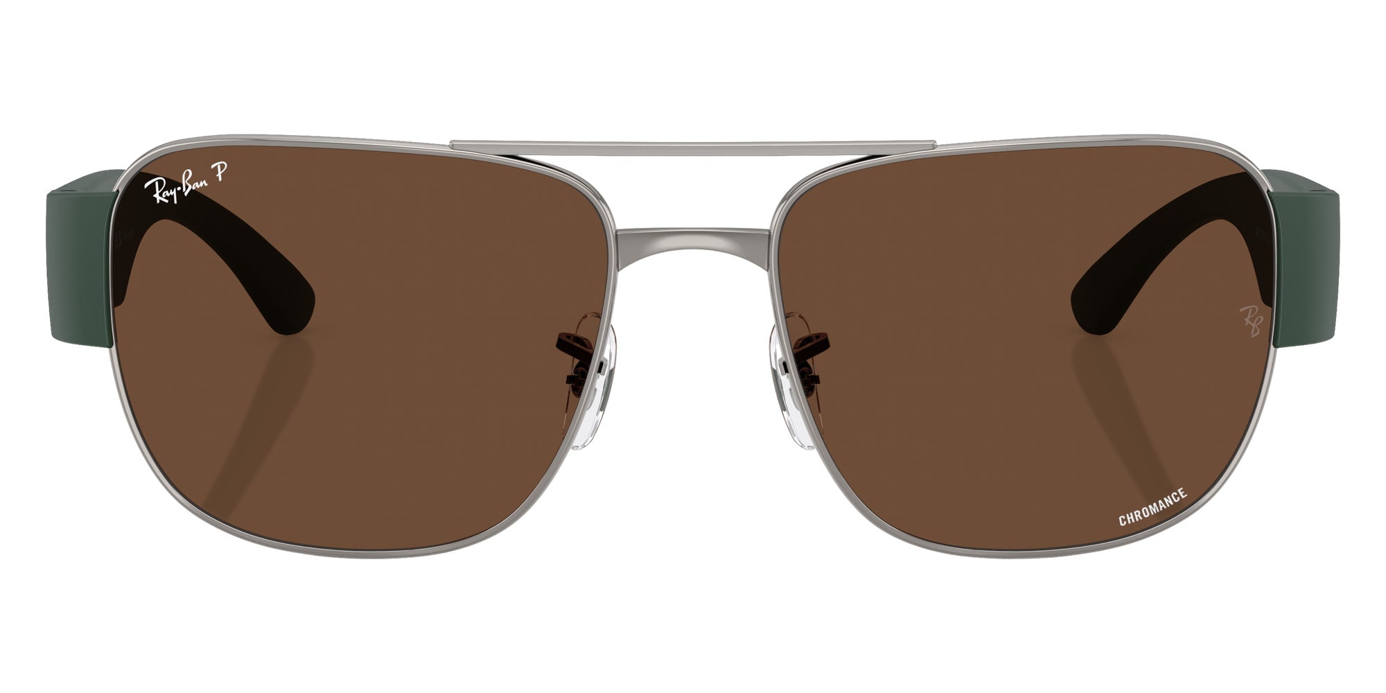 Ray-Ban® RB3756CH RB3756CH 004/AN 59 Sunglasses - Sand Green