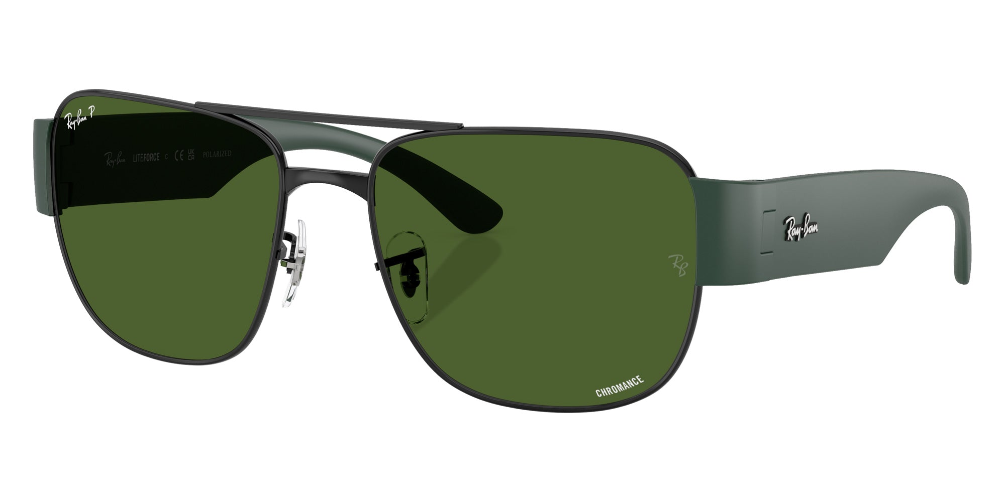 Ray-Ban® RB3756CH RB3756CH 9269P1 59 Sunglasses - Sand Black