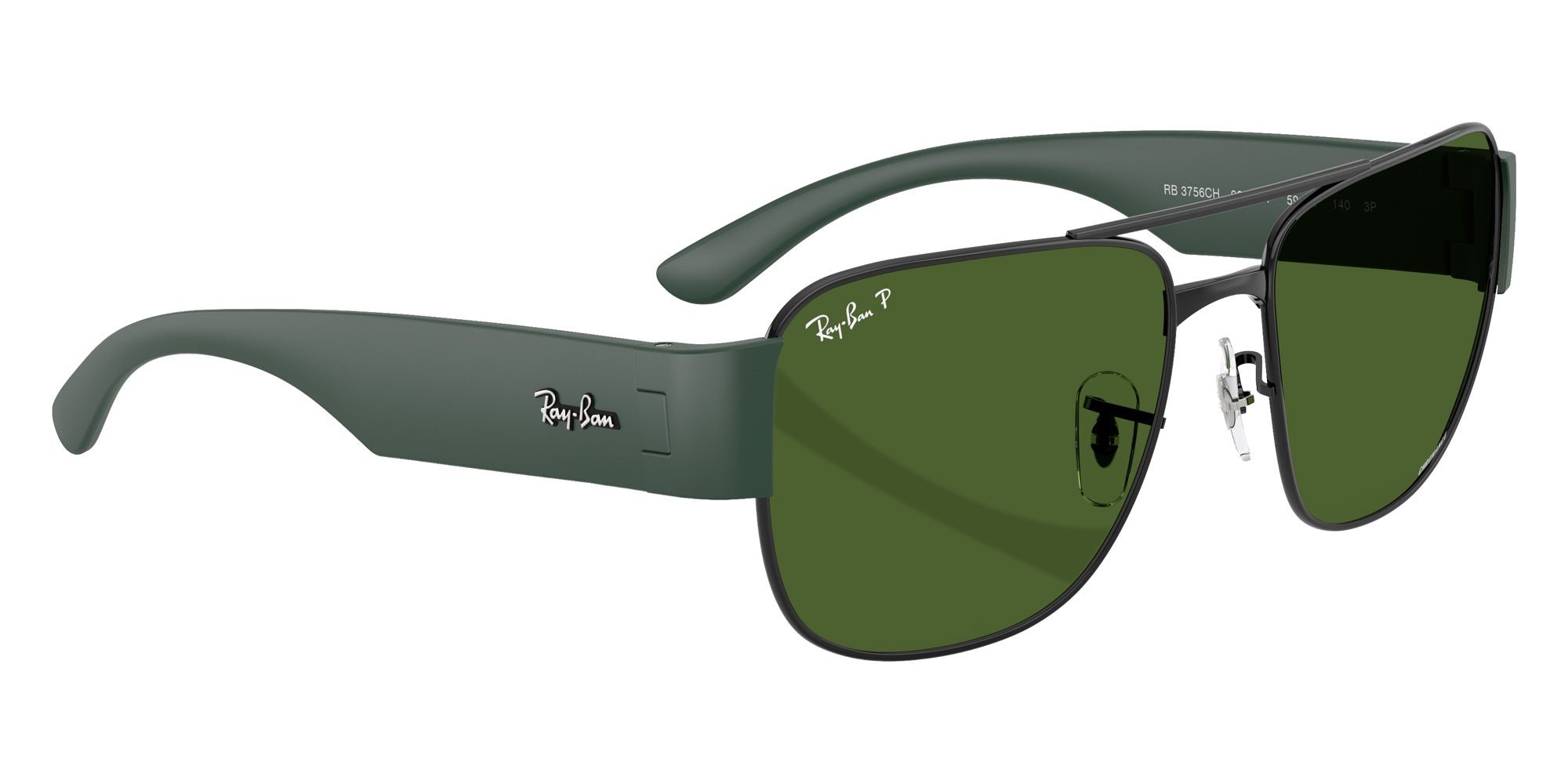 Ray-Ban® RB3756CH RB3756CH 9269P1 59 Sunglasses - Sand Black