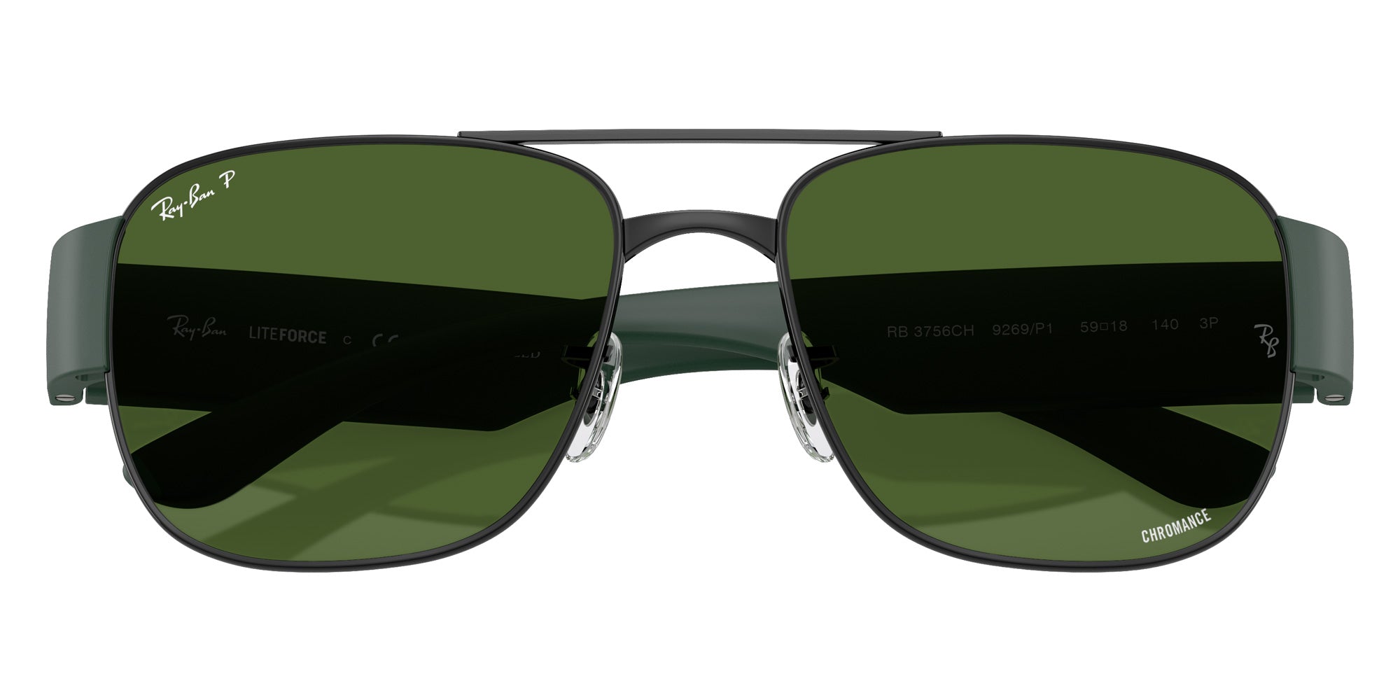 Ray-Ban® RB3756CH RB3756CH 9269P1 59 Sunglasses - Sand Black