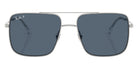 Ray-Ban® RB3758 RB3758 003/2V 56 Sunglasses - Silver