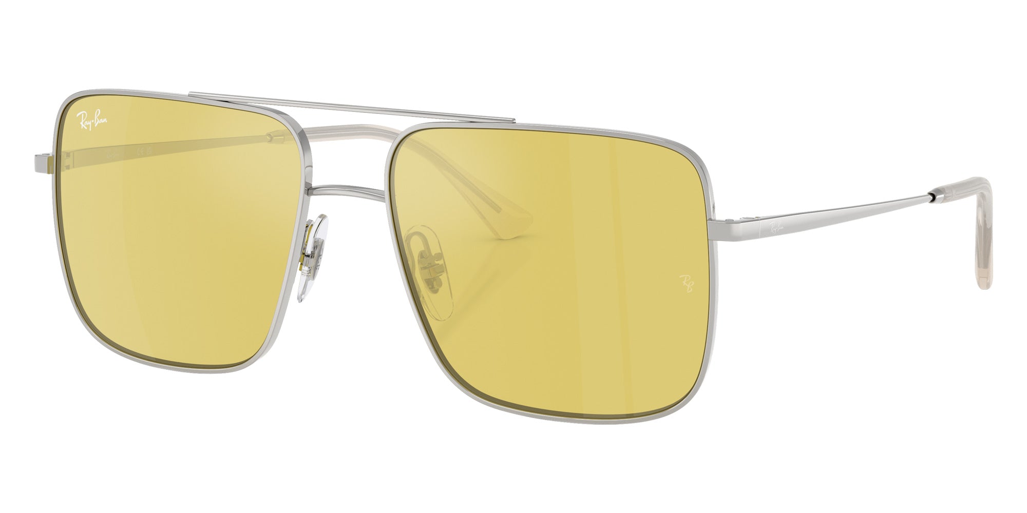 Ray-Ban® RB3758 RB3758 003/6D 56 Sunglasses - Silver