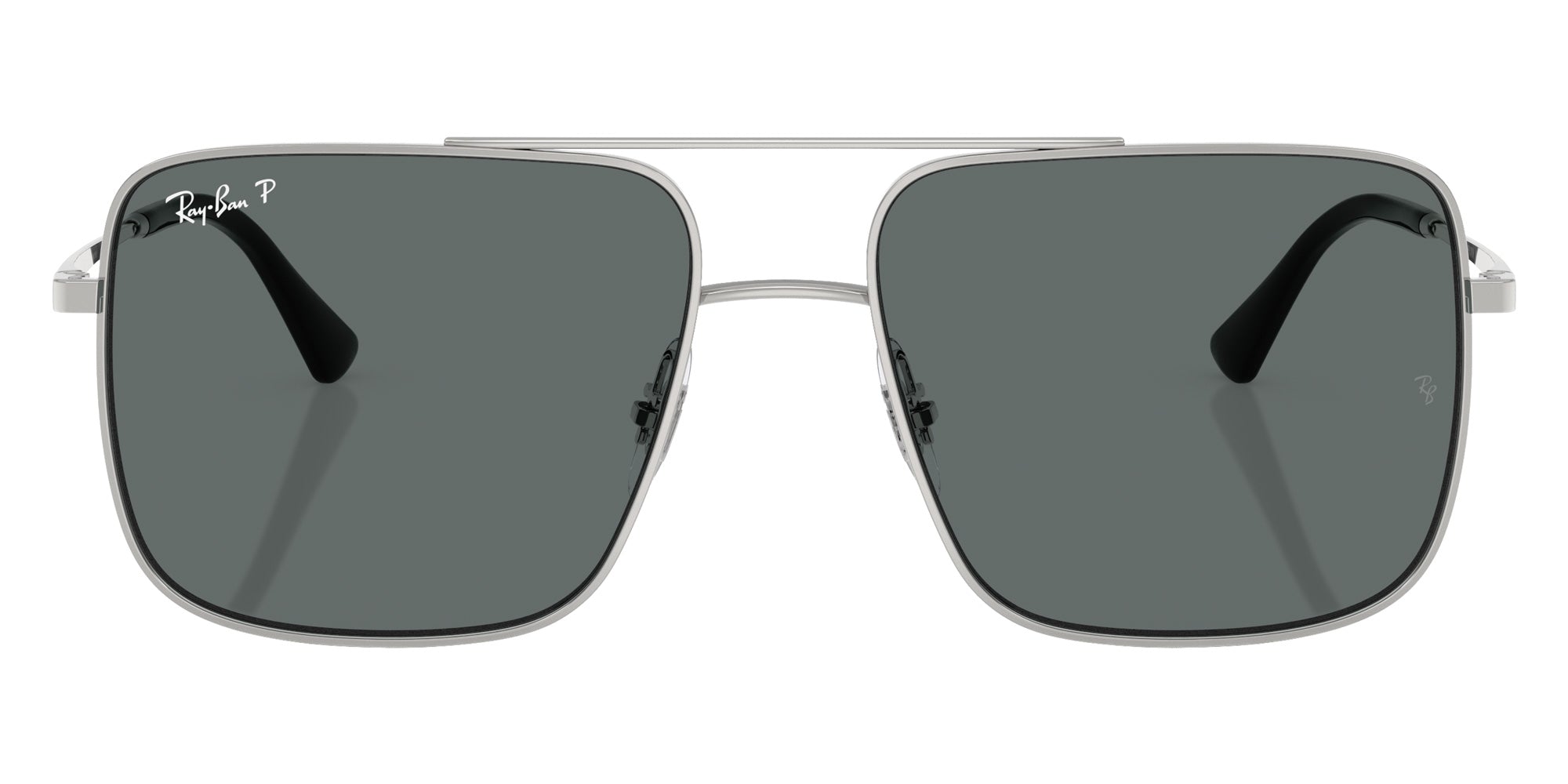 Ray-Ban® RB3758 RB3758 003/81 56 Sunglasses - Silver