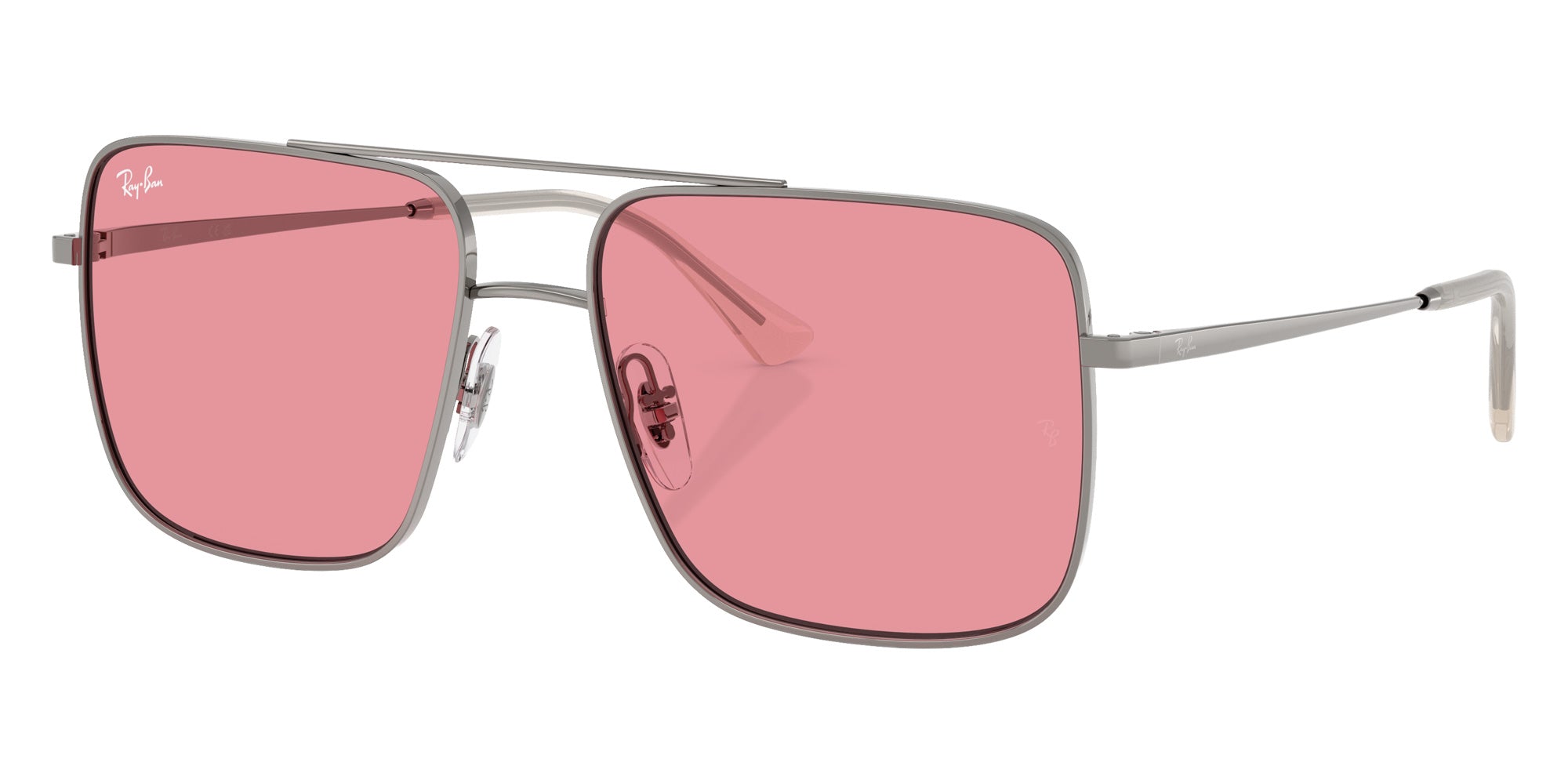 Ray-Ban® RB3758 RB3758 004/84 56 Sunglasses - Gunmetal