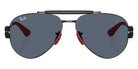 Ray-Ban® RB3762M RB3762M F00987 58 Sunglasses - Matte Black