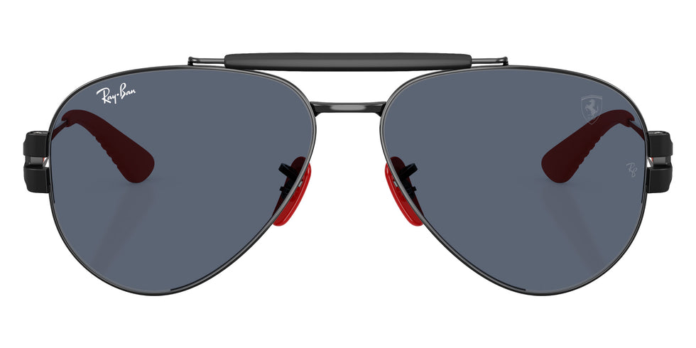 Ray-Ban® RB3762M RB3762M F00987 58 Sunglasses - Matte Black