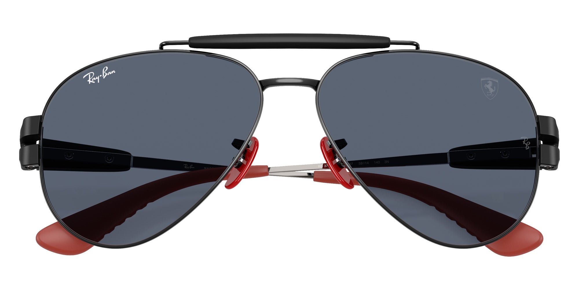 Ray-Ban® RB3762M RB3762M F00987 58 Sunglasses - Matte Black