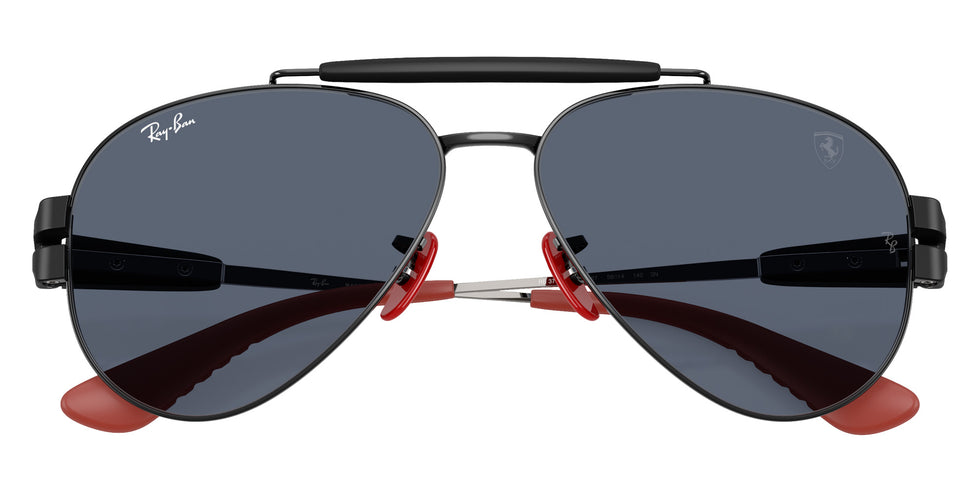 Ray-Ban® RB3762M RB3762M F00987 58 Sunglasses - Matte Black