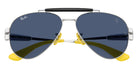 Ray-Ban® RB3762M RB3762M F06480 58 Sunglasses - Matte Silver