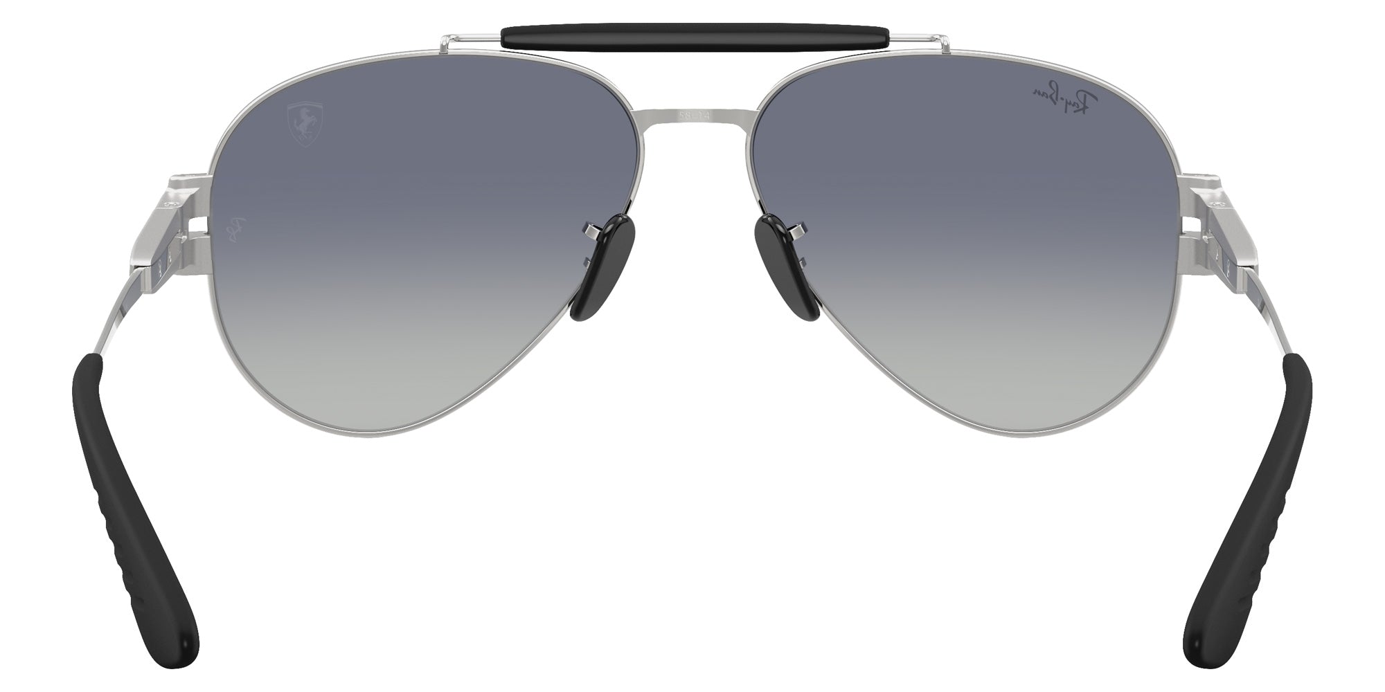 Ray-Ban® RB3762M RB3762M F1224L 58 Sunglasses - Matte Silver