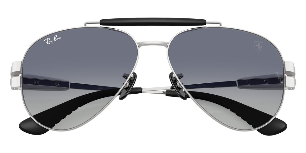 Ray-Ban® RB3762M RB3762M F1224L 58 Sunglasses - Matte Silver