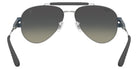 Ray-Ban® RB3762M RB3762M F12311 58 Sunglasses - Matte Light Blue/Silver