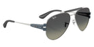 Ray-Ban® RB3762M RB3762M F12311 58 Sunglasses - Matte Light Blue/Silver