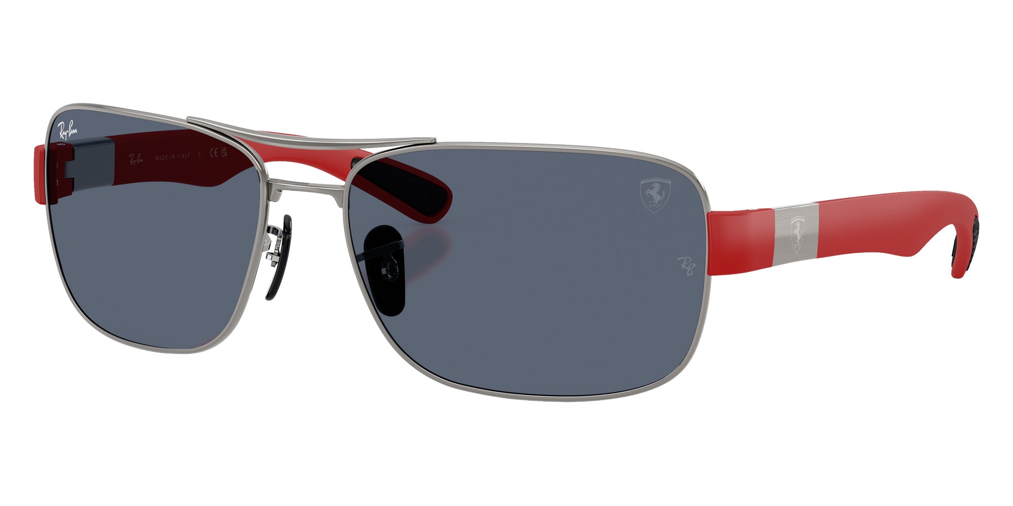 Ray-Ban® RB3763M RB3763M F01887 64 Sunglasses - Matte Red