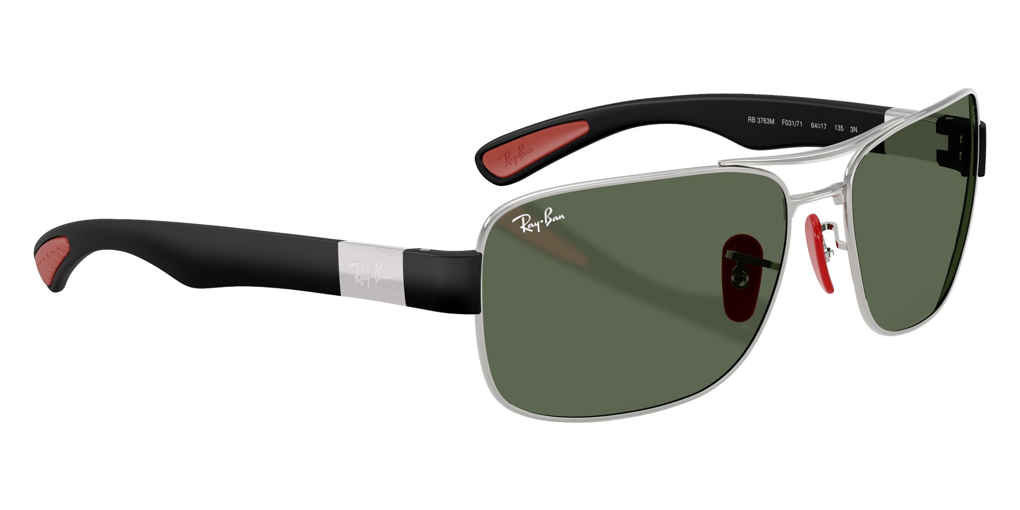 Ray-Ban® RB3763M RB3763M F03171 64 Sunglasses - Matte Black
