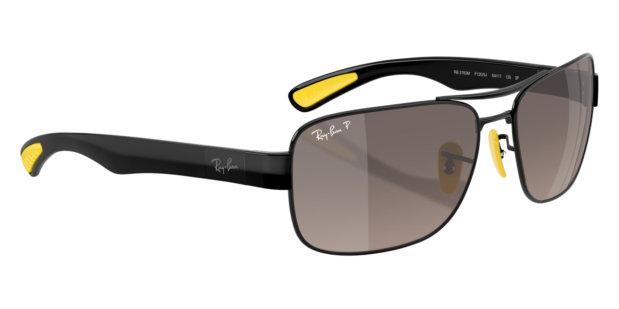 Ray-Ban® RB3763M RB3763M F1205J 64 Sunglasses - Black