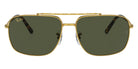 Ray-Ban® RB3796 RB3796 919631 59 Sunglasses - Gold