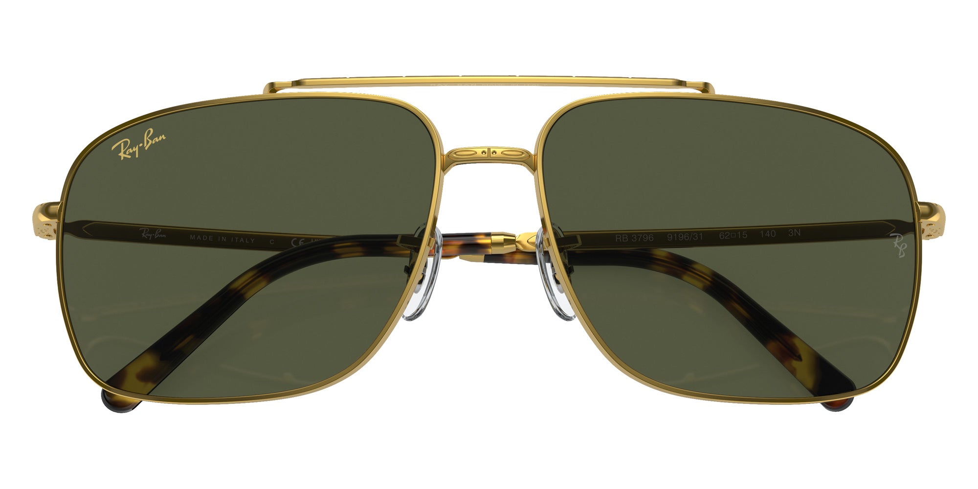 Ray-Ban® RB3796 RB3796 919631 59 Sunglasses - Gold