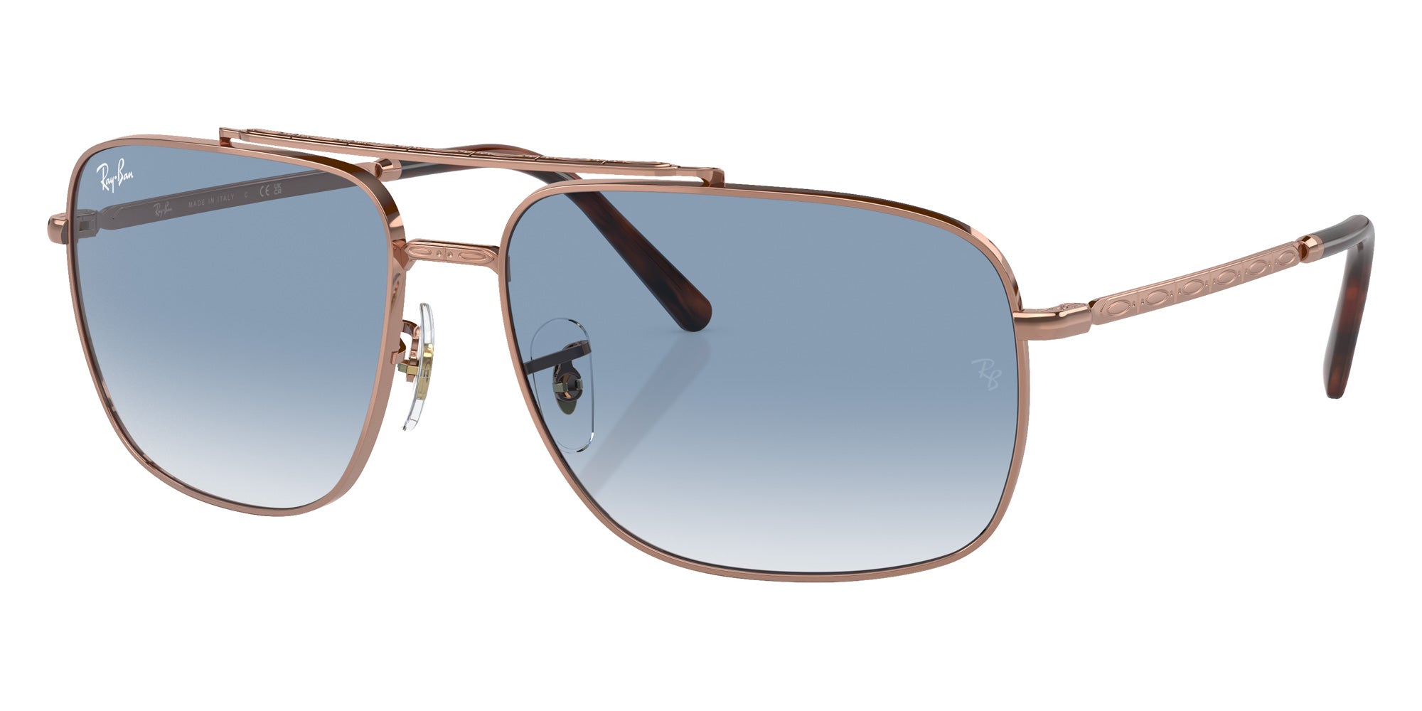 Ray-Ban® RB3796 RB3796 92023F 62 Sunglasses - Rose Gold