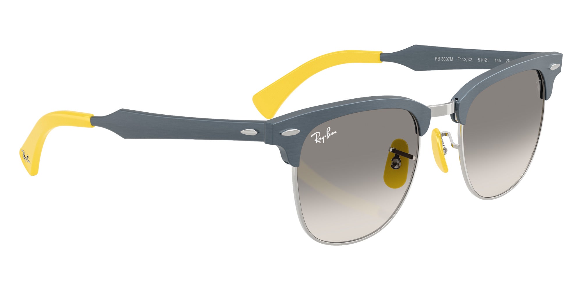 Ray-Ban® RB3807M RB3807M F11232 51 Sunglasses - Brushed Blue