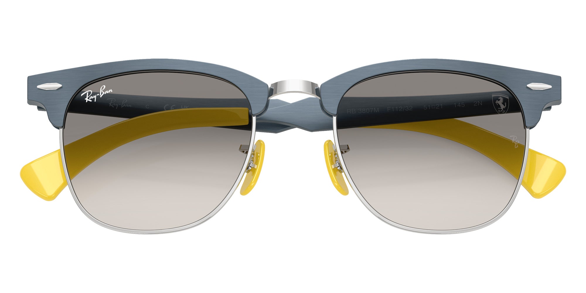 Ray-Ban® RB3807M RB3807M F11232 51 Sunglasses - Brushed Blue