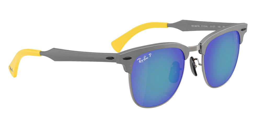 Ray-Ban® RB3807M RB3807M F1134L 51 Sunglasses - Brushed Gray