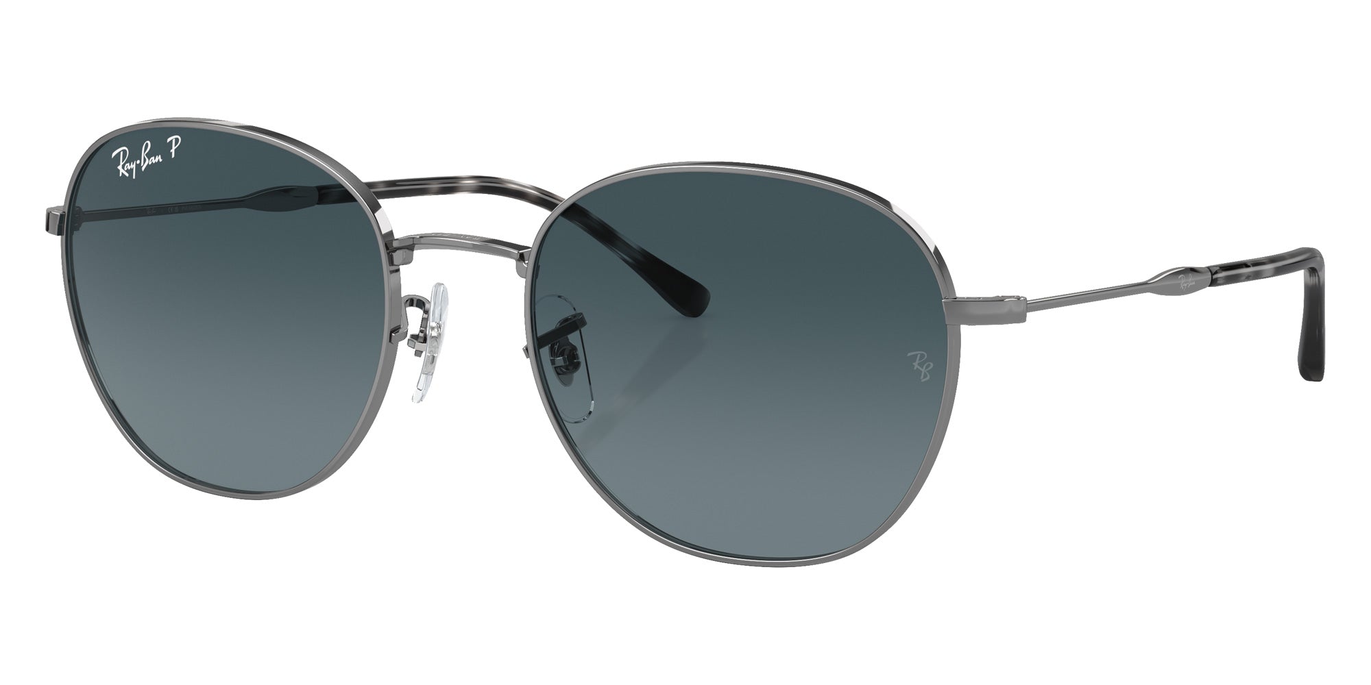 Ray-Ban® RB3809 RB3809 004/S3 55 Sunglasses - Gunmetal
