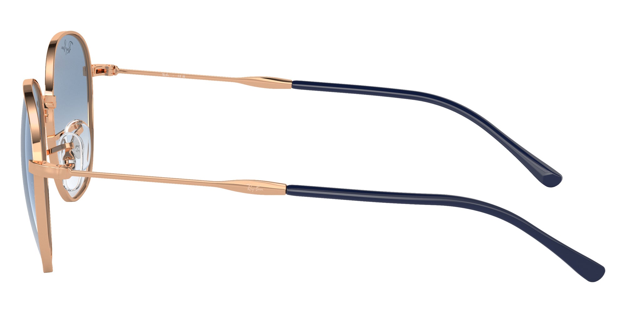 Ray-Ban® RB3809 RB3809 92623F 53 Sunglasses - Rose Gold