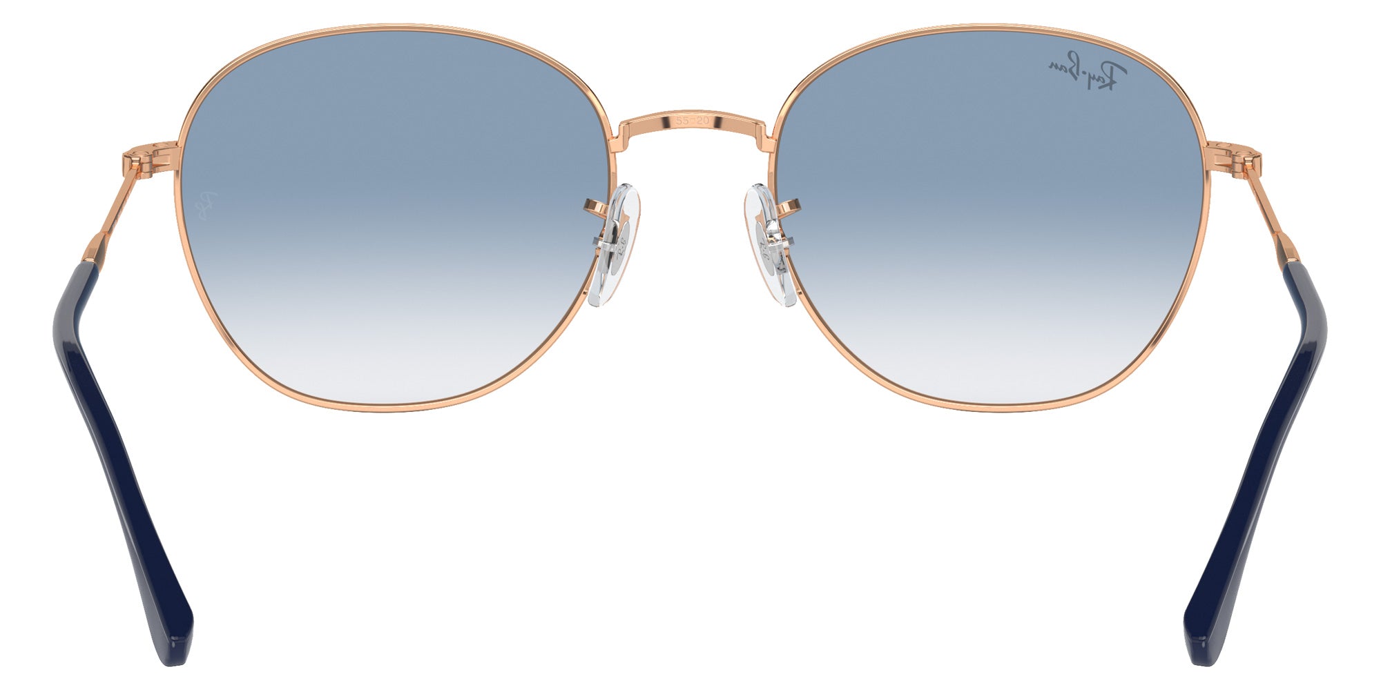 Ray-Ban® RB3809 RB3809 92623F 53 Sunglasses - Rose Gold