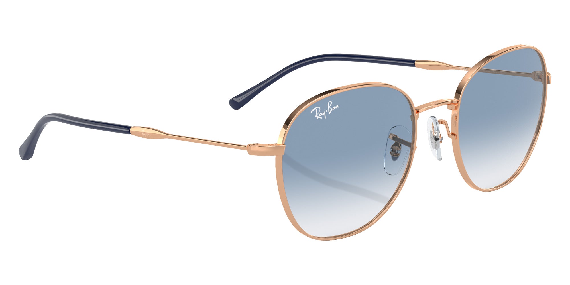 Ray-Ban® RB3809 RB3809 92623F 53 Sunglasses - Rose Gold