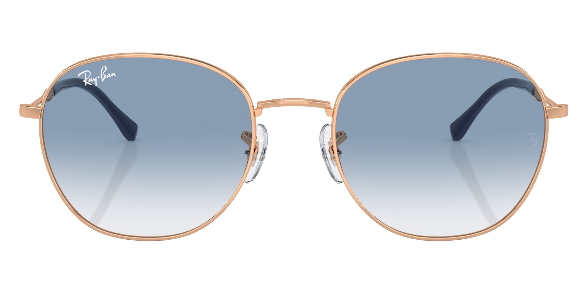Ray-Ban® RB3809 RB3809 92623F 53 Sunglasses - Rose Gold