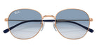 Ray-Ban® RB3809 RB3809 92623F 53 Sunglasses - Rose Gold