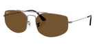 Ray-Ban® RB3845 RB3845 004/57 60 Sunglasses - Gunmetal