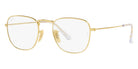 Ray-Ban® Frank RB3857 RB3857 919631 51 - Gold with G-15 Green lenses Sunglasses