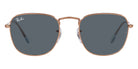 Ray-Ban® Frank RB3857 RB3857 9202B1 54 - Rose Gold with Dark Gray lenses Sunglasses