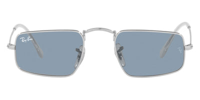 Ray-Ban® JULIE 0RB3957 RB3957 003/56 49 - Silver with Blue lenses Sunglasses