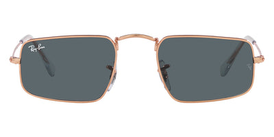 Ray-Ban® JULIE 0RB3957 RB3957 9202R5 52 - Rose Gold with Blue lenses Sunglasses