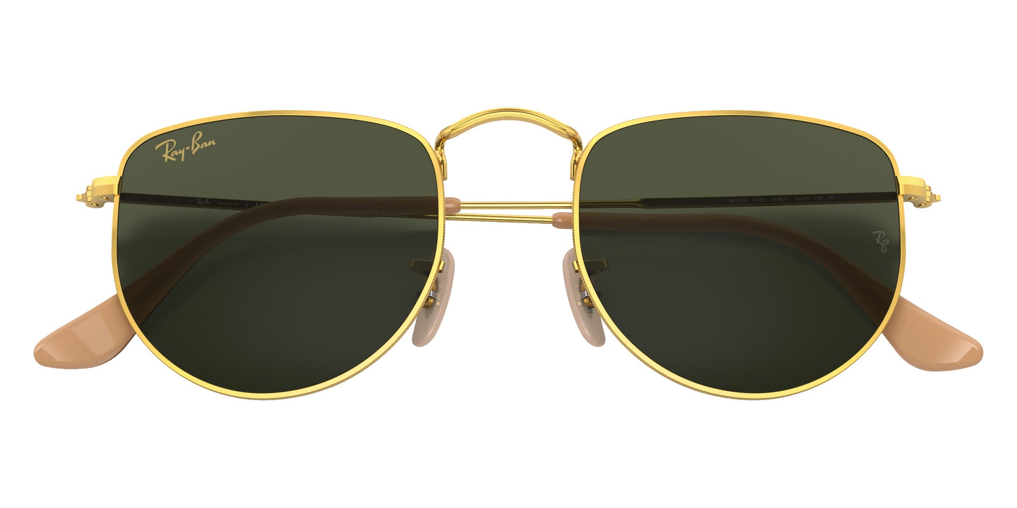 Ray-Ban® RB3958 RB3958 919631 50 Sunglasses - Gold