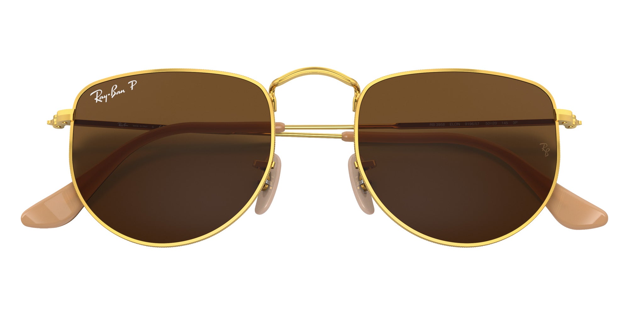 Ray-Ban® RB3958 RB3958 919657 50 Sunglasses - Gold