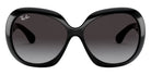 Ray-Ban® Jackie Ohh Ii RB4098 RB4098 601/8G 60 - Black with Light Gray Gradient Dark Gray lenses Sunglasses