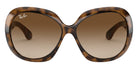 Ray-Ban® Jackie Ohh Ii RB4098 RB4098 642/13 60 - Havana with Brown Gradient Dark Brown lenses Sunglasses