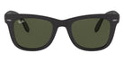Ray-Ban® Folding Wayfarer RB4105 RB4105 601/58 50 - Black with G-15 Green lenses 601/58 Sunglasses