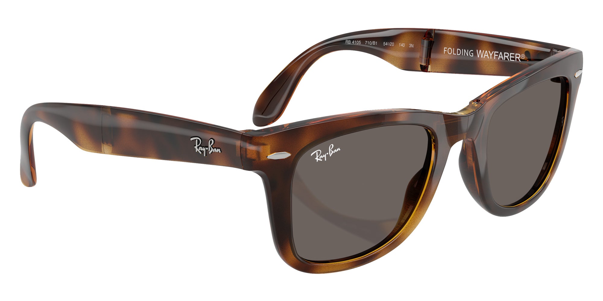 Ray-Ban® RB4105 RB4105 710/B1 50 Sunglasses - Havana